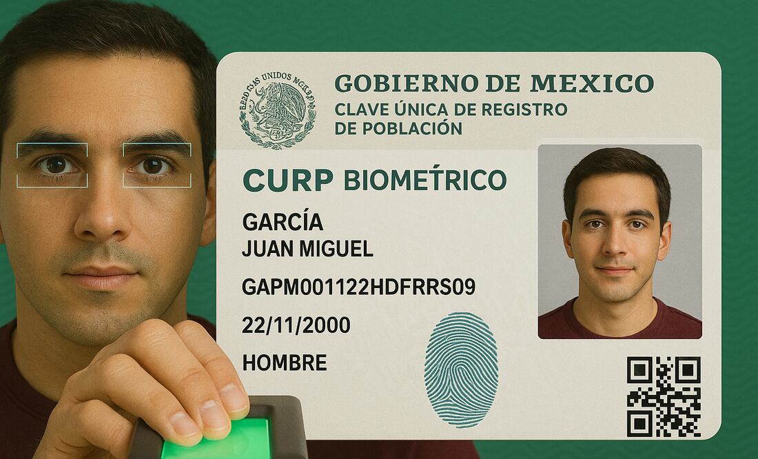 El Senado aprobó la CURP biométrica como documento oficial de identificación; será obligatoria para toda la población y se perfila como el principal medio de registro en México. Foto: Creada con IA