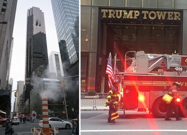 Video. Reportan incendio en la Torre Trump de NY; hay al menos cuatro heridos