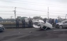 Registran choque múltiple en México-Pachuca; reportan cuatro lesionados