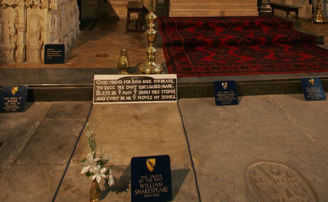 El lugar de sepultura de Shakespeare ha sido desde hace tiempo objeto de especulación entre historiadores y arqueólogos. (FOTO: Archivo EL UNIVERSAL) 