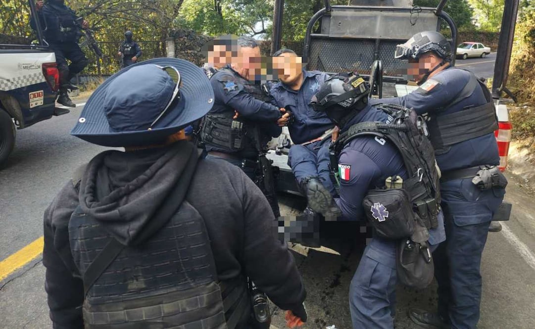Ataque del CJNG a Guardia Civil deja un elemento lesionado. Fotos: Especiales.