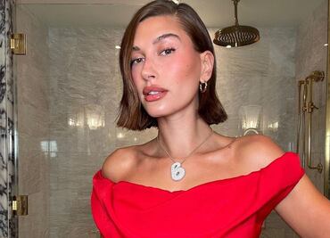 Hailey Bieber impone tendencia con sus uñas en tono verde neón