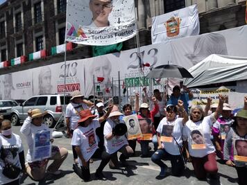 Con huelga de hambre, colectivo "Haz Valer Mi Libertad" cumple 100 días de plantón en Toluca