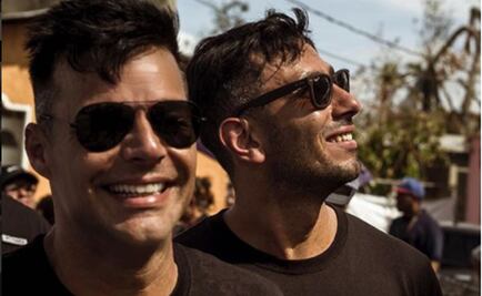 Ricky Martin y su novio lucen sus bronceados cuerpos