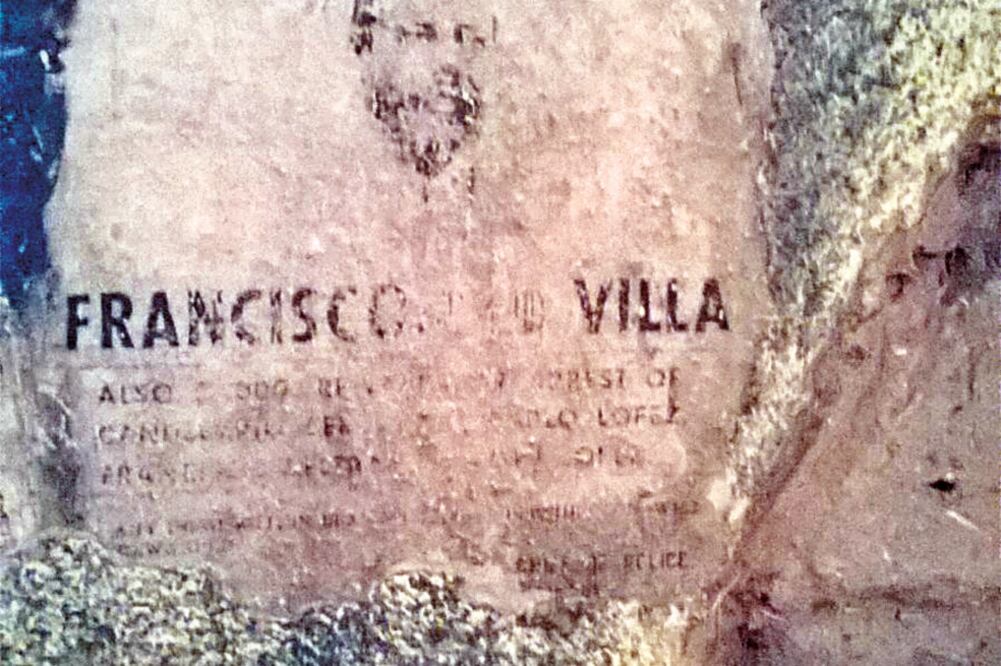 Cartel original de recompensa por la captura de Francisco Villa, que se conserva en una pared del Museo Casa Francisco Villa en Chihuahua (CORTESÍA MUSEO CASA FRANCISCO VILLA EN CHIHUAHUA)