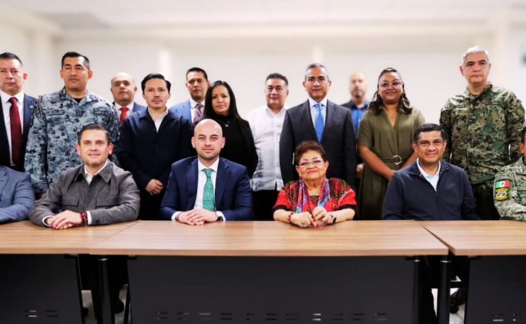 Ernestina Godoy se reunió con autoridades de la Fiscalía General de Morelos este jueves 8 de enero de 2026. Foto: Especial