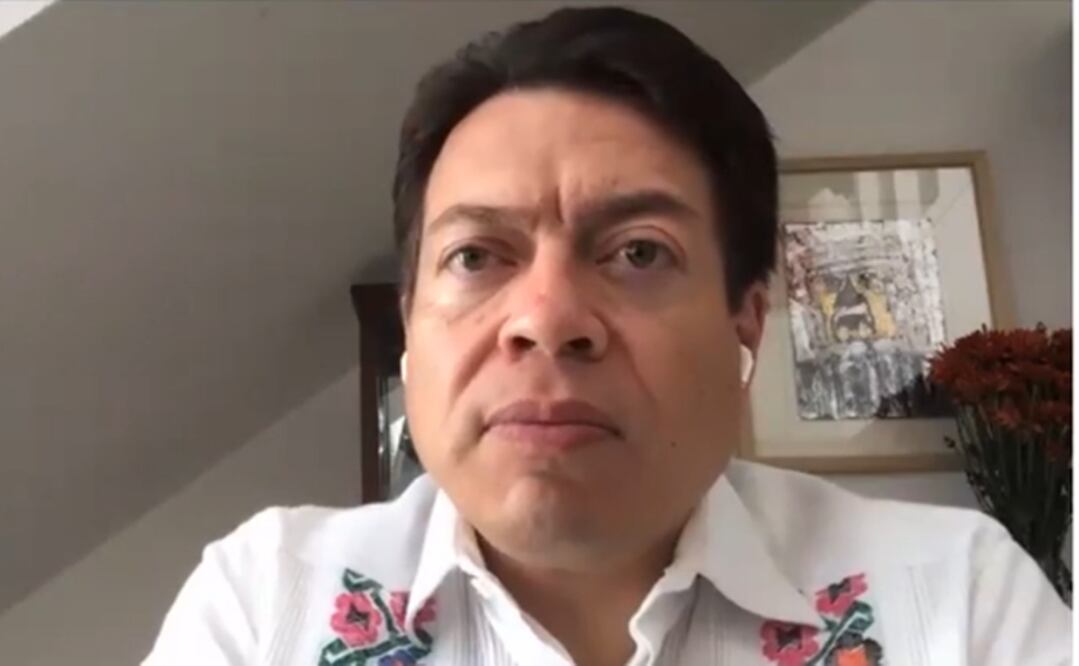 Mario Delgado, presidente de la Junta de Coordinación Política de la Cámara de Diputados. Foto: Captura de pantalla