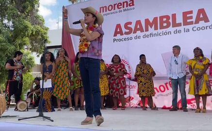 Vamos arriba en encuesta porque ya cambió México, asegura Sheinbaum