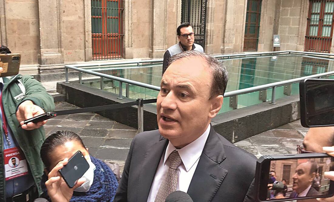 Alfonso Durazo afirma que no tiene una corcholata favorita. Foto: Alberto Morales/EL UNIVERSAL