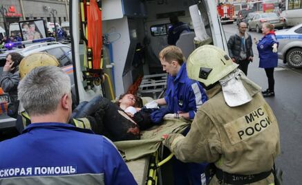 Reportan al menos 10 muertos por explosión en metro de San Petersburgo