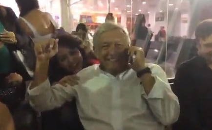 AMLO llama a marido de mujer que se encontró en aeropuerto