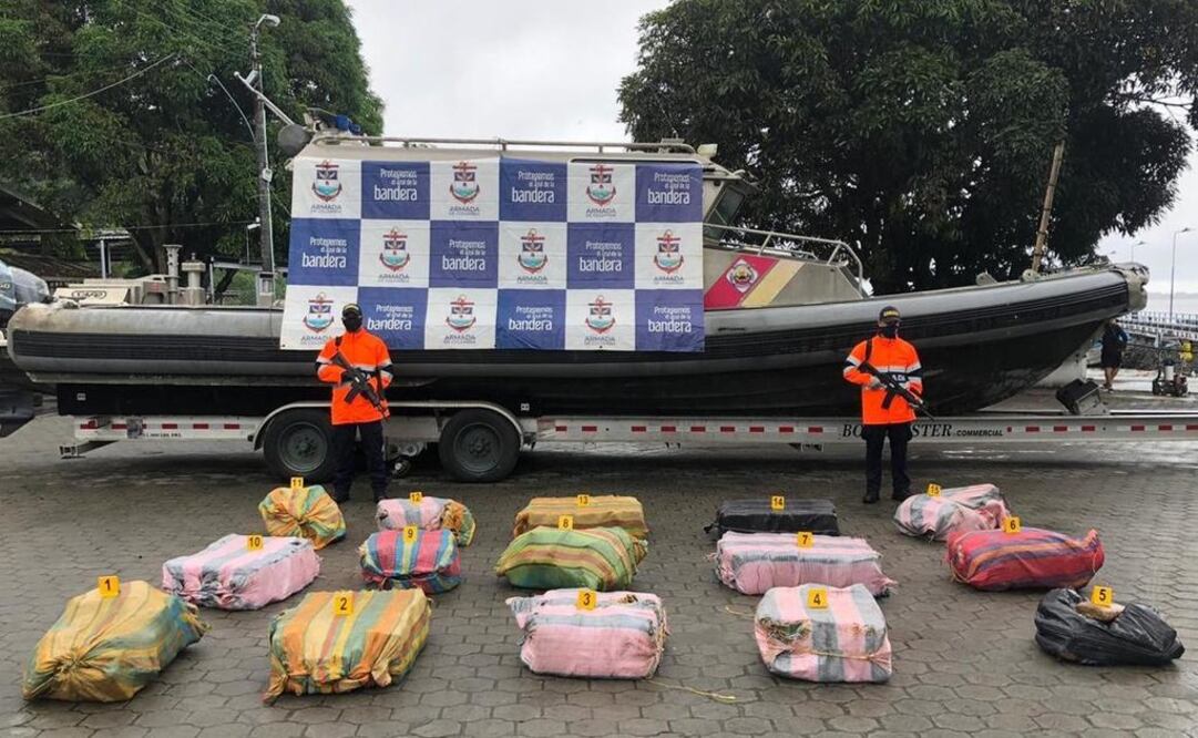 Authorities said the shipment belonged to Colombian criminal group Grupo Armado Organizado Residual - Photo: Taken from Twitter