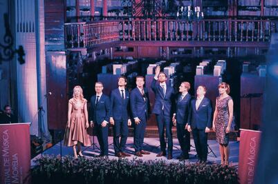 Debuta ensamble británico Voces 8 en Festival de Morelia