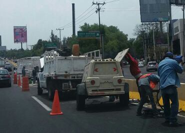 Obra de OAPAS para circulación en Periférico Norte