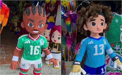 Piñatas de Julián Quiñones y Guillermo Ochoa salen a la venta tras el Mundial 2026