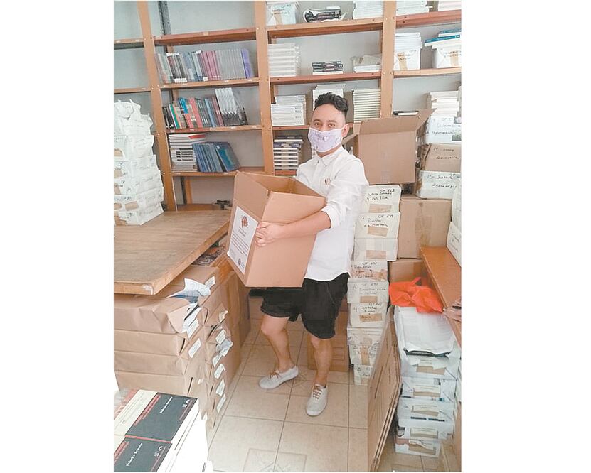 La donación fue el pasado sábado a la Unidad del Centro Banamex. Foto: CORTESÍA EDICIONES EL MILAGRO