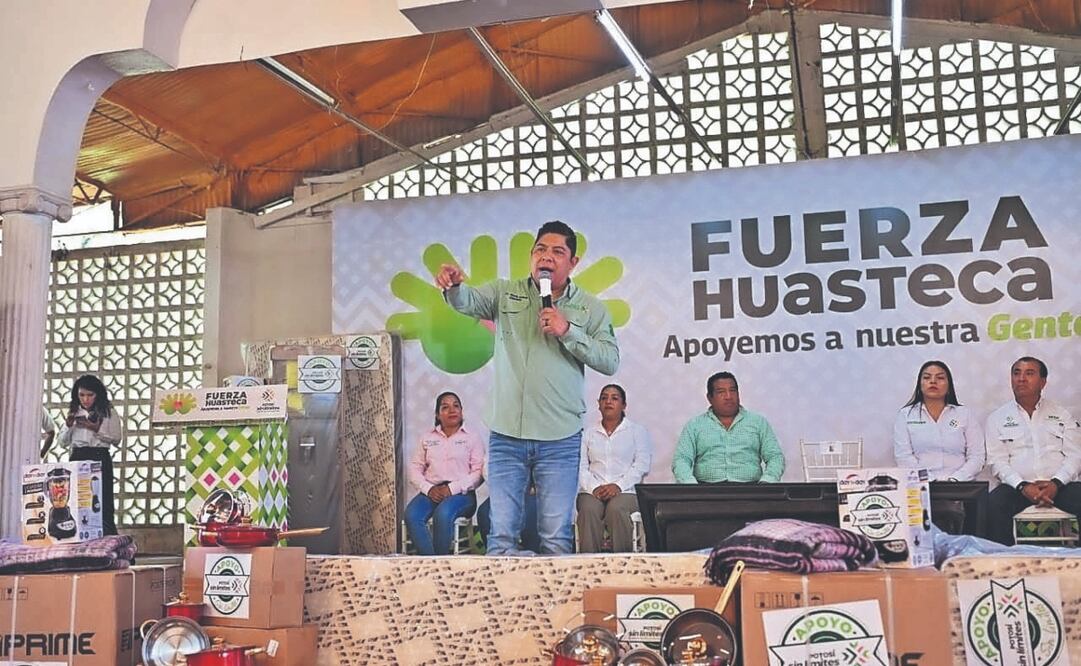 Gallardo Cardona informó de la creación del Parque Tangamanga III. Foto Especial