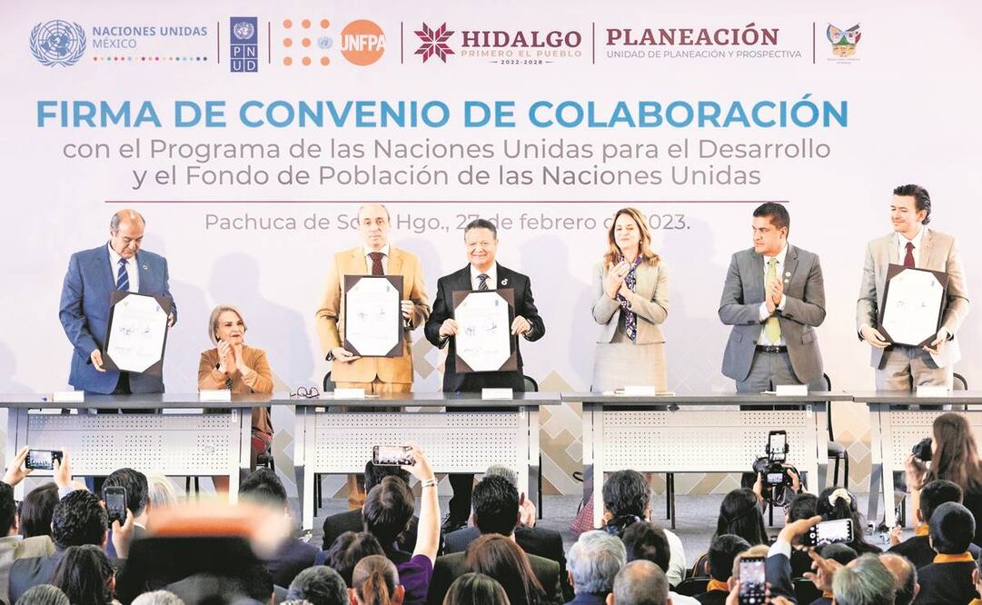 La firma de estos convenios permitirá generar acciones que redundarán en beneficio de los hidalguenses, señaló el gobernador.