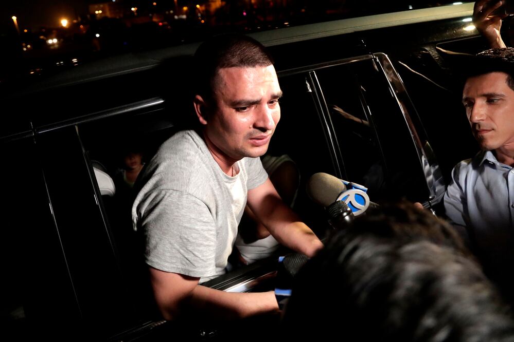 Pablo Villavicencio, ecuatoriano de 35 años, fue arrestado hace casi dos meses por agentes migratorios en una base militar de Nueva York, donde había ido a entregar una pizza como parte de su trabajo (Foto: AP)