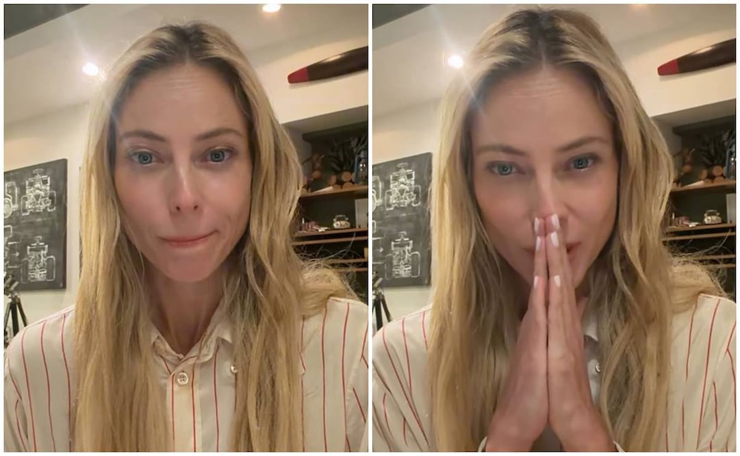 Con pijama, la conductora Vanessa Huppenkothen apareció en un segundo video en el que dijo que estaba a salvo en su hogar.