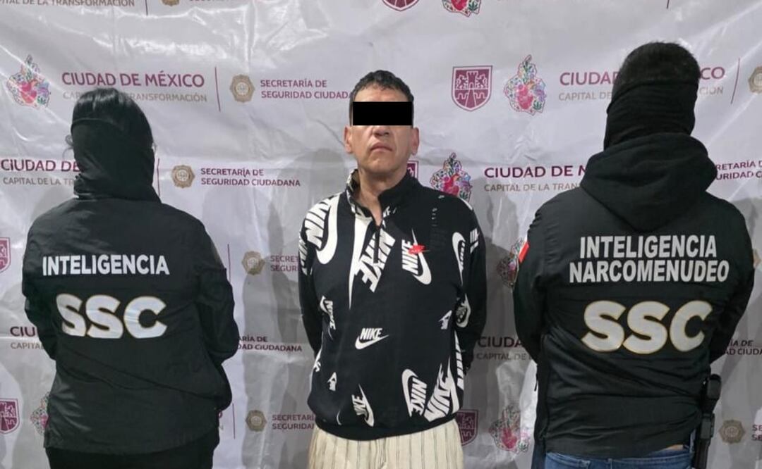 Detienen en la Guerrero al operador directo de “El Betito”; tenía drogas, dinero en efectivo y vínculos con La Unión Tepito. Foto: Especial