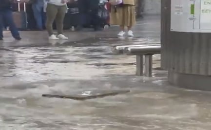 Desazolvan aeropuerto de la CDMX tras de inundación en Terminal 1