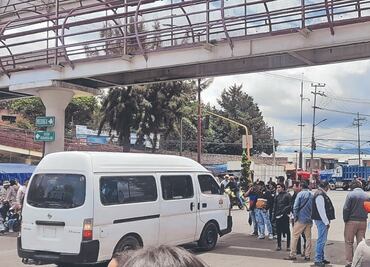 Protestan recolectores de basura en Ixtapaluca