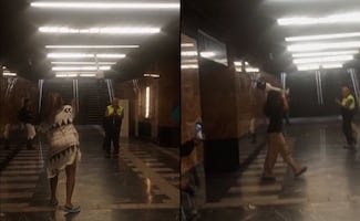 Integrantes de colectivo trans causan destrozos en estaciones del Metro Hidalgo y Bellas Artes; rompen luminarias y cámaras de vigilancia