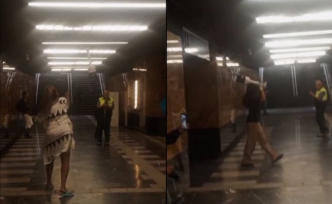 Integrantes de colectivo trans causan destrozos en estaciones del Metro Hidalgo y Bellas Artes; rompen luminarias y cámaras de vigilancia