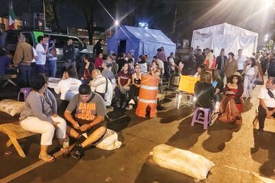 Arman campamento en calzada de Tlalpan