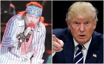 "¿Alguna vez dejas de llorar?", pregunta Axl Rose a Trump 