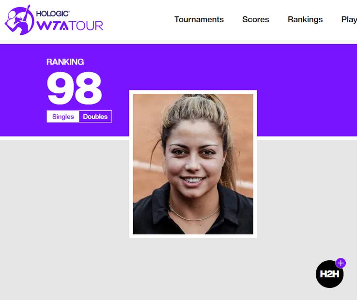 Renata Zarazua número 98 del mundo