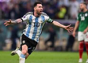 Lionel Messi superó a Diego Armando Maradona frente a México