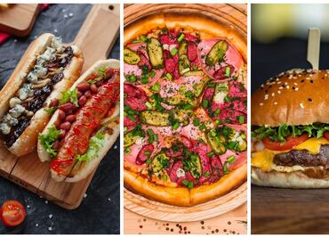 Prueba las hamburguesas, pizzas y hot dogs con mole de Comedor Lucerna