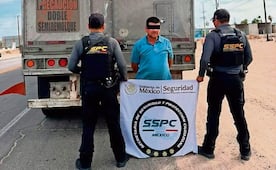 Aseguran tráiler con 3 ton de metanfetaminas