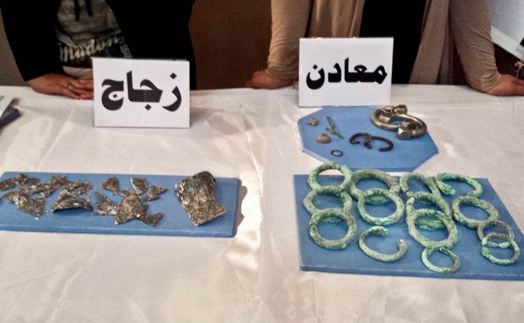 Monedas antiguas, sellos reales y brazaletes fueron algunas de las piezas recuperadas y que ya se encuentran en el Museo Nacional de Bagdad. (FOTO: AP)