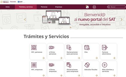 SAT estrena portal para mejorar el servicio a contribuyentes; es más amigable a dispositivos móviles 