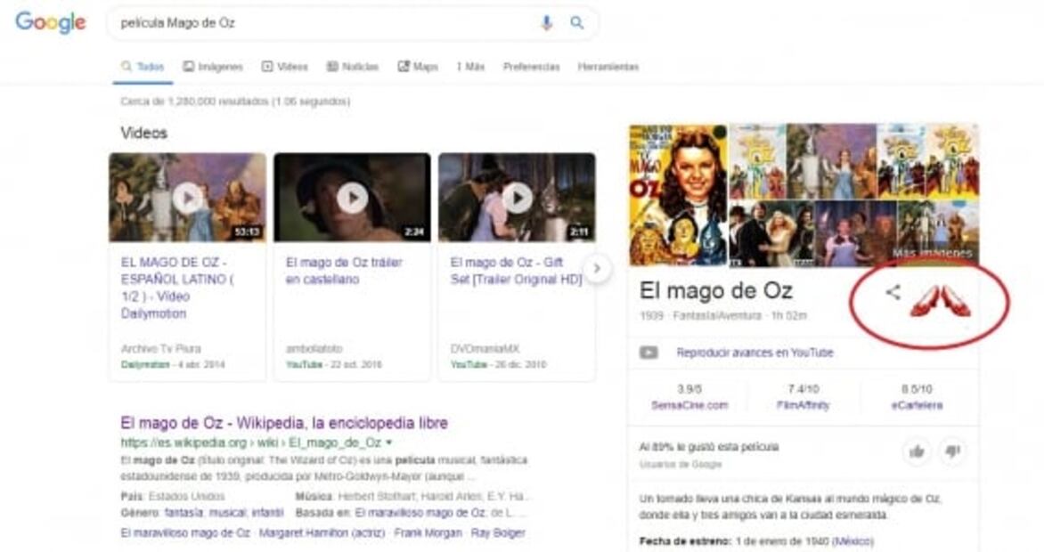 La función secreta de Google y el Mago de Oz