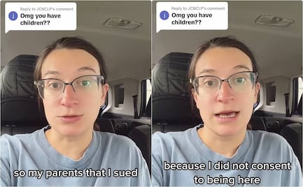 Tiktoker “denuncia” a sus padres por darle vida sin su consentimiento 