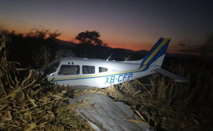 Se desploma avioneta en Morelos; es propiedad de una escuela de aviación