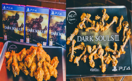 El reto de las alitas picantes de Dark Souls III