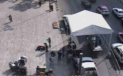 Manifestación afecta circulación en avenida Juárez 