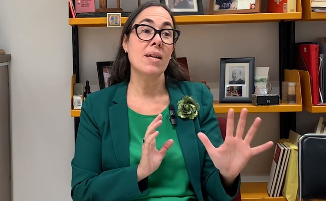 Marina Garone Gravier. Foto: Captura vía Youtube.