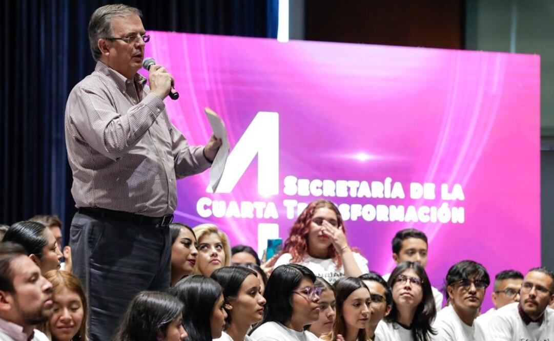Marcelo Ebrard propone crear la Secretaría de la 4. Foto: Diego Simón Sánchez / EL UNIVERSAL