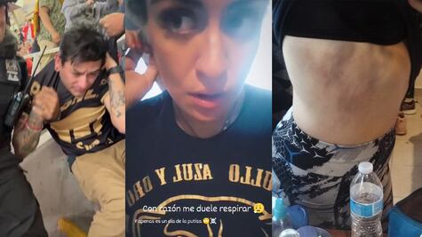 Aficionada de Pumas denuncia brutalidad y robos de los policías en el Estadio Akron