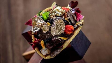 Así es el taco más caro del mundo, cuesta 500 mil pesos