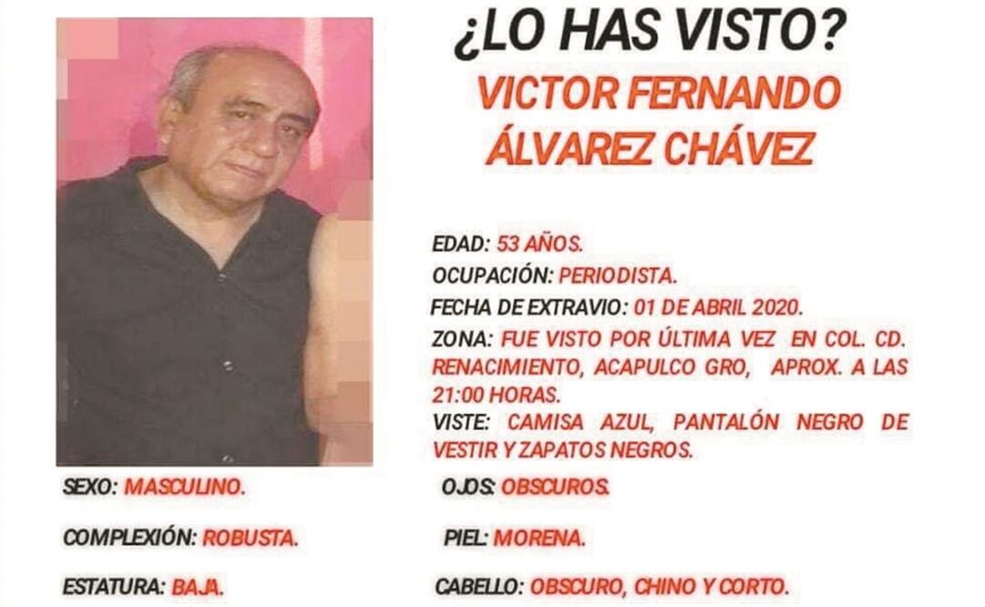 Fernando Álvarez había sido amenazado por presuntos criminales, denunció su familia. Foto: ESPECIAL