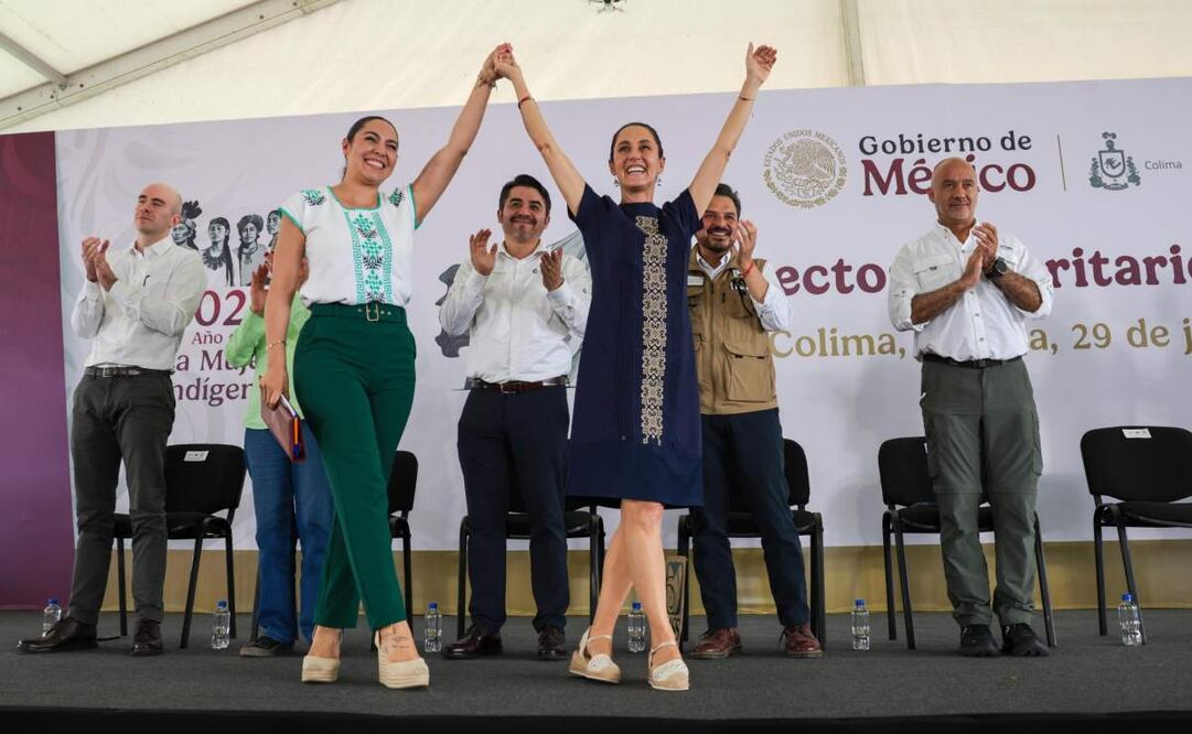 Claudia Sheinbaum en la supervisión de programas prioritarios en Colima. Foto: Presidencia