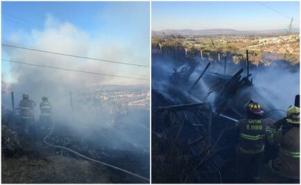 Consume incendio dos viviendas en Morelia