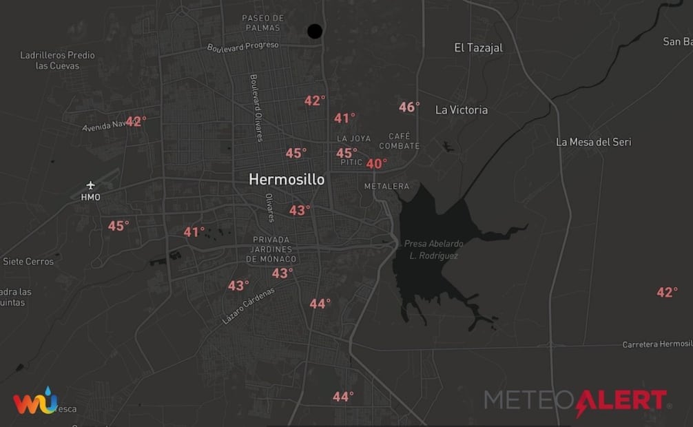 Hermosillo enfrenta calor extremo con sensación térmica de hasta 50°C; Protección Civil llama a extremar precauciones.
Foto: Especial.